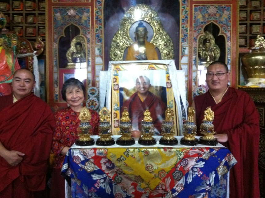 Dorje Palmo with Khenpo Gyurme and Lama Tsering
