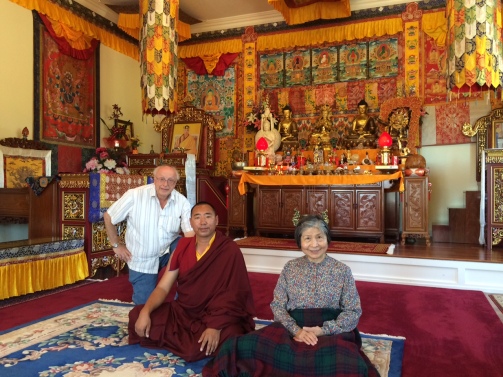 Buddha Hall with Dwayne & Dorje Palmo