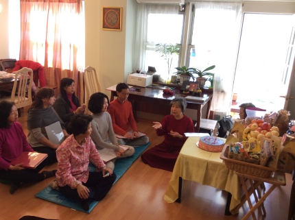 Dorje Palmo leading Discussion in New York