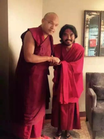 Rinpoche with Karmapa