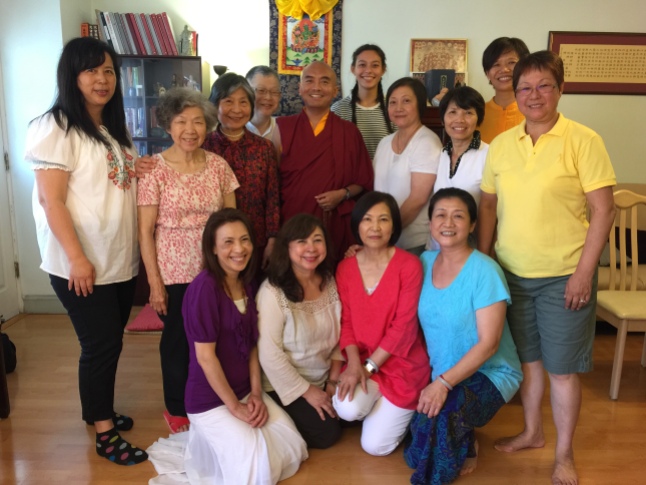 Rinpoche at Center