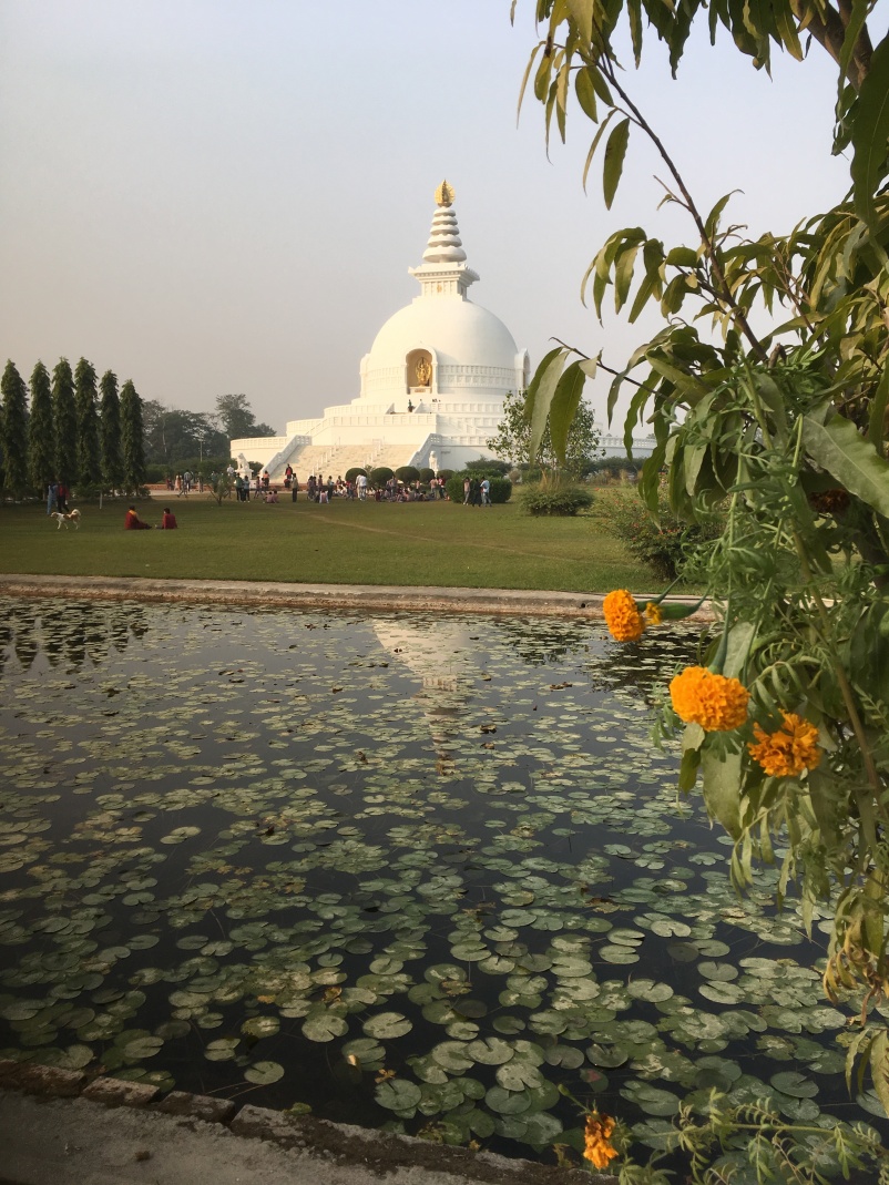 15 Peace Pagoda with flowers