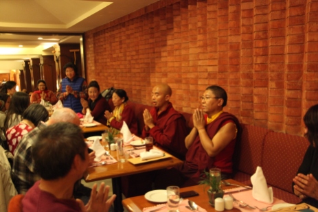 32 Dinner Prayer with MIngyur Rinpoche & Tsoknyi Rinpoche