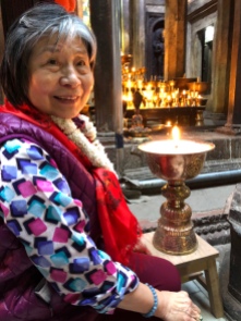 41 Dorje Palmo with Butter Lamps